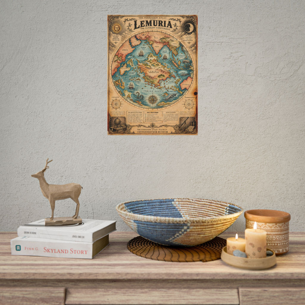 Lemuria, The Forbidden Atlas Plate IV | Poster