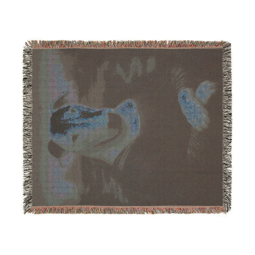Bull Terrier Mona Lisa — after Leonardo da Vinci, c.1503 | Blanket