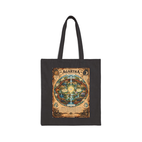 Agartha, The Forbidden Atlas Plate VI | Canvas Tote