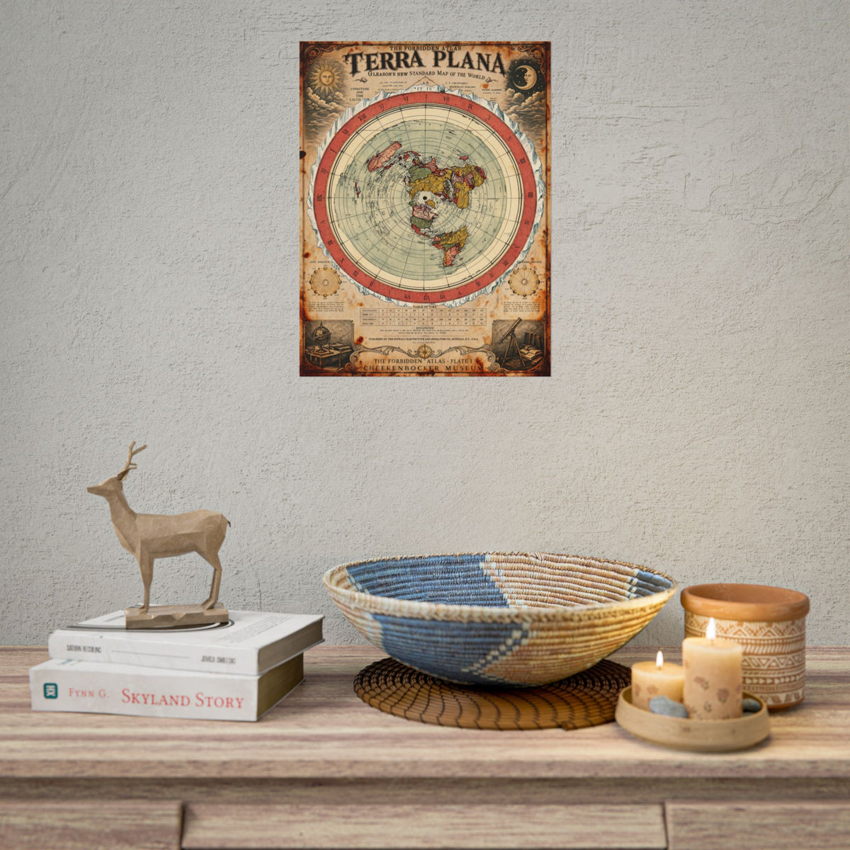 Terra Plana, The Forbidden Atlas Plate I | Poster