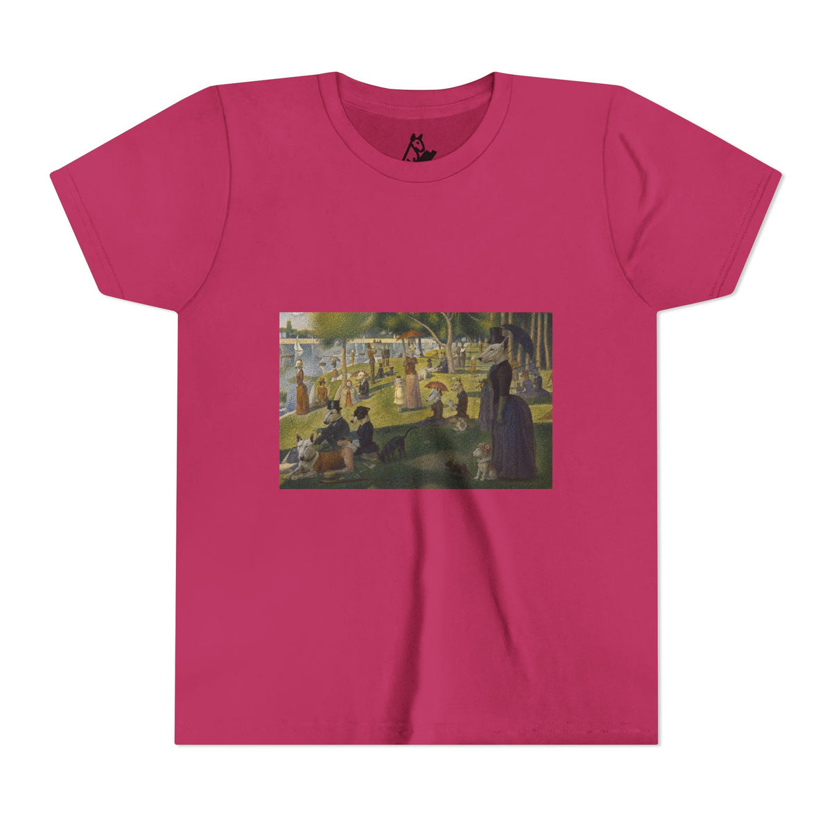 Bull Terrier A Sunday Afternoon on La Grande Jatte — after Georges Seurat, 1886 | Youth Tee