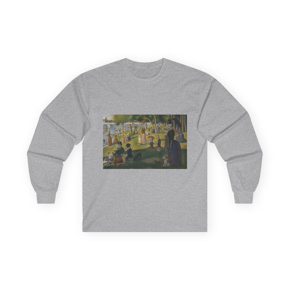 Bull Terrier A Sunday Afternoon on La Grande Jatte — after Georges Seurat, 1886 | Print