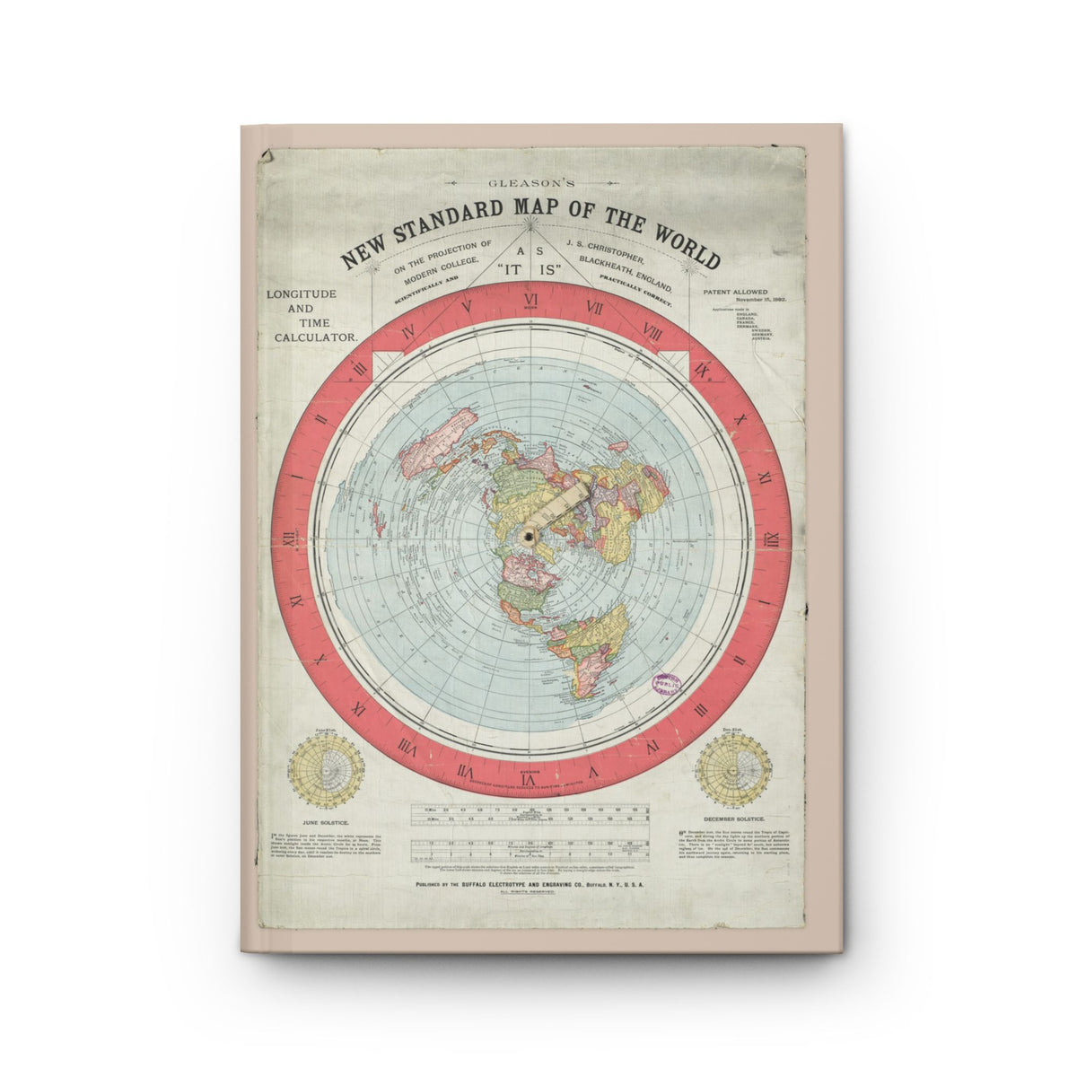 Gleason's New Standard Map of the World, 1892 | Journal