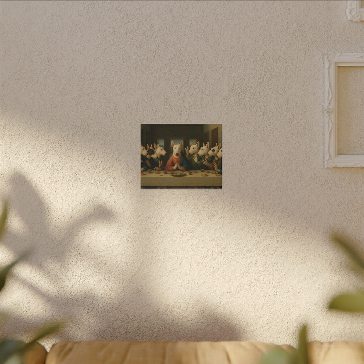 Bull Terrier The Last Supper — after Leonardo da Vinci, 1498 | Canvas
