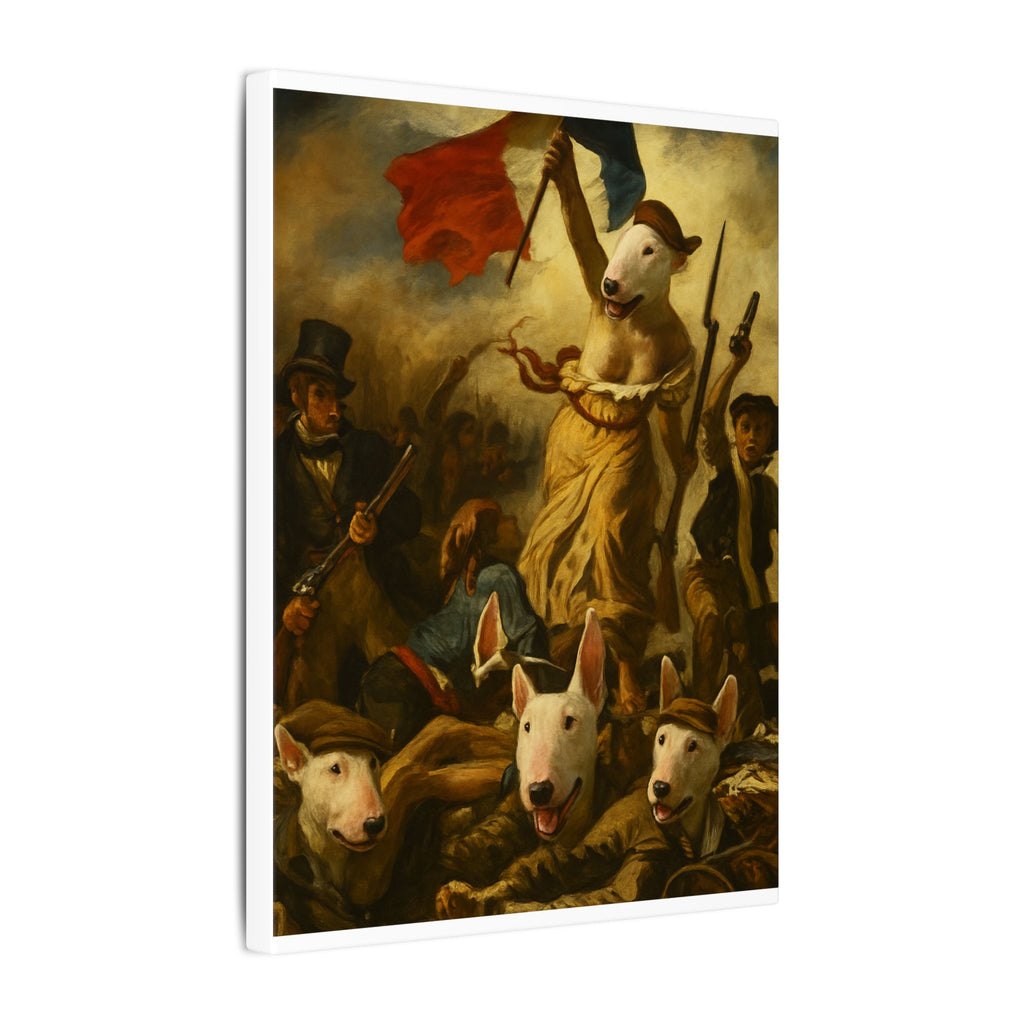 Bull Terrier Liberty Leading the People — after Eugene Delacroix, 1830 | Canvas
