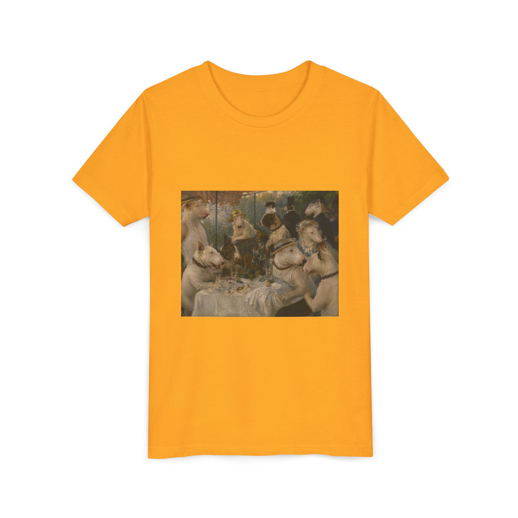 Bull Terrier Luncheon of the Boating Party — after Pierre-Auguste Renoir, 1881 | Youth Tee