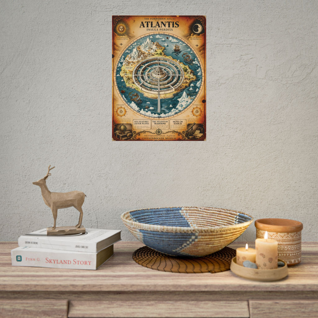 Atlantis, The Forbidden Atlas Plate III | Poster