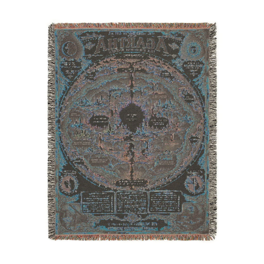 Agartha, The Forbidden Atlas Plate VI | Blanket