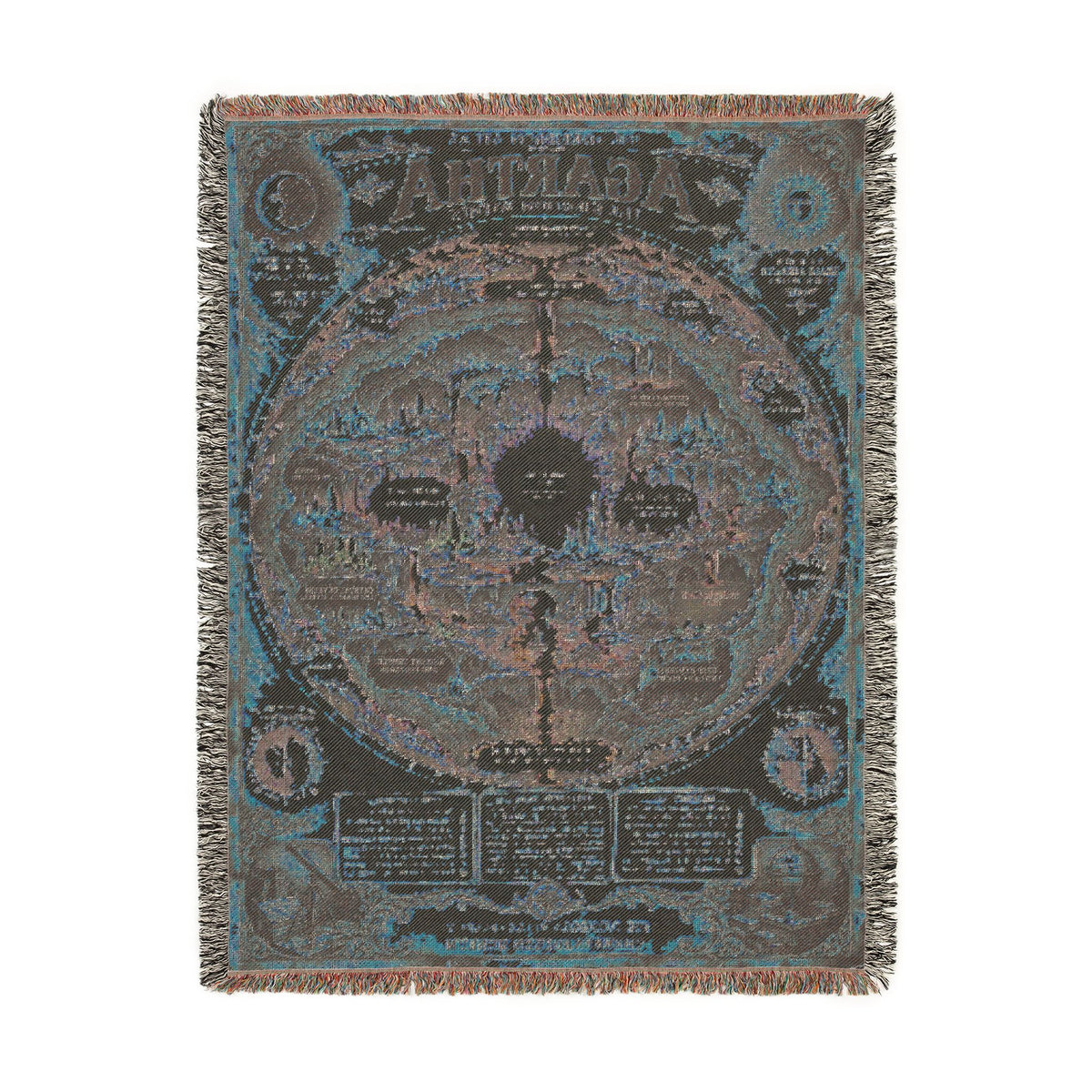 Agartha, The Forbidden Atlas Plate VI | Blanket
