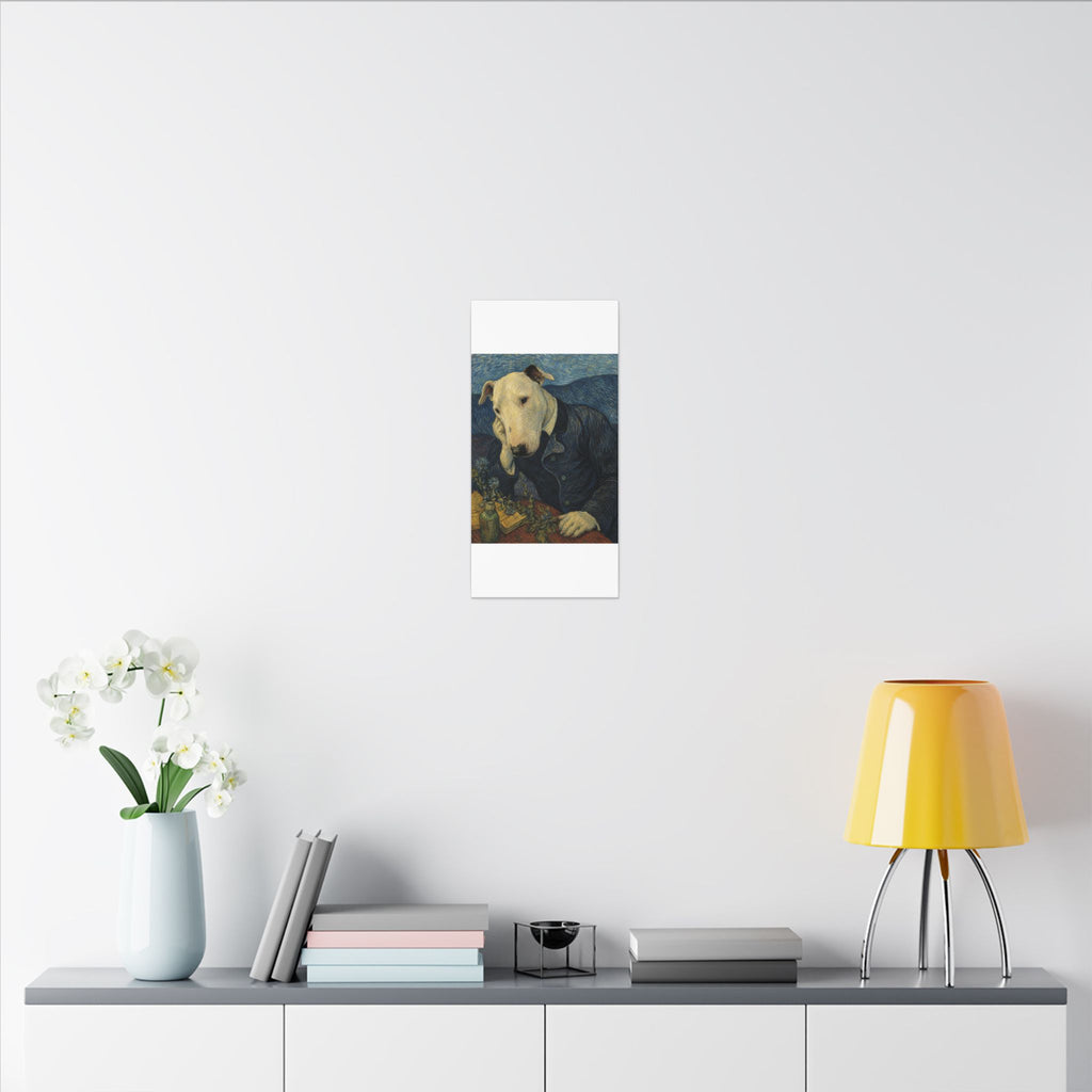 Bull Terrier Portrait of Doctor Gachet — after Vincent van Gogh, 1890 | Canvas