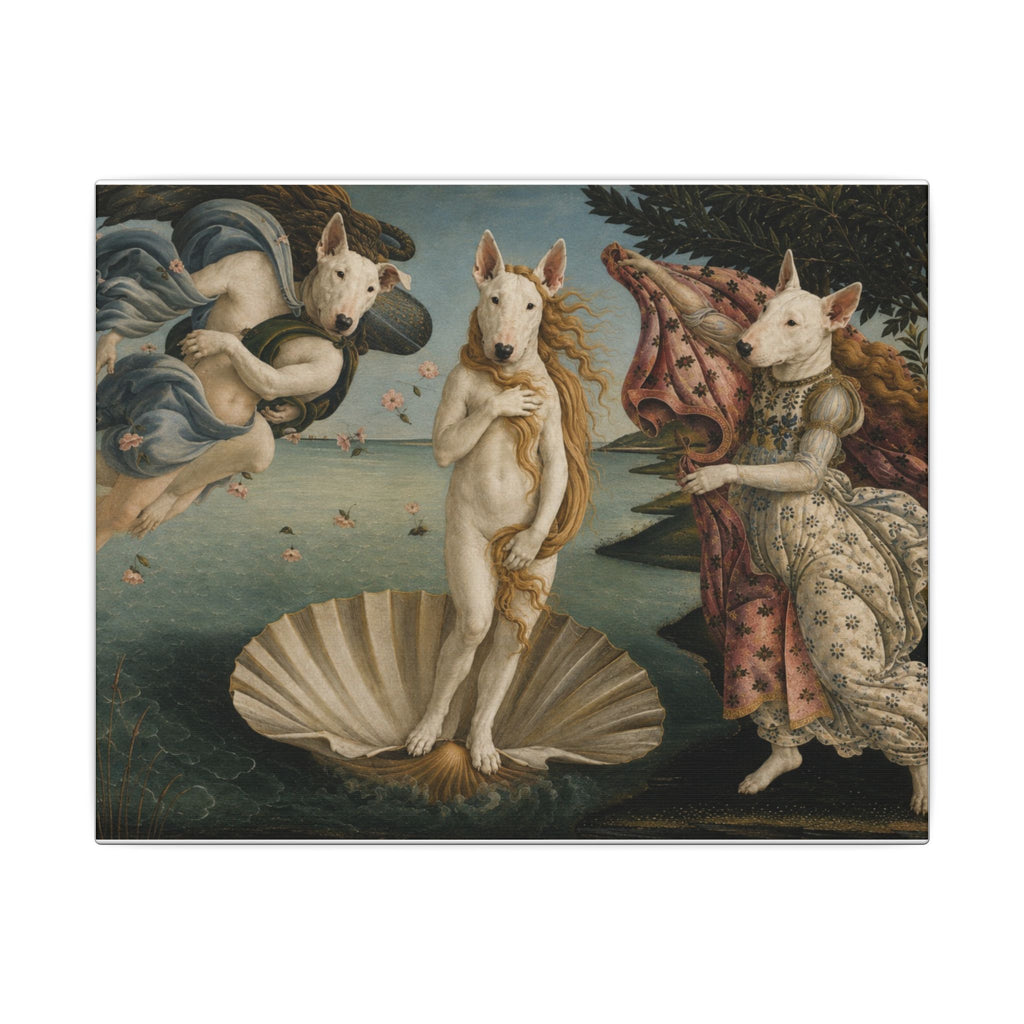 Bull Terrier The Birth of Venus — after Sandro Botticelli, c.1485 | Canvas