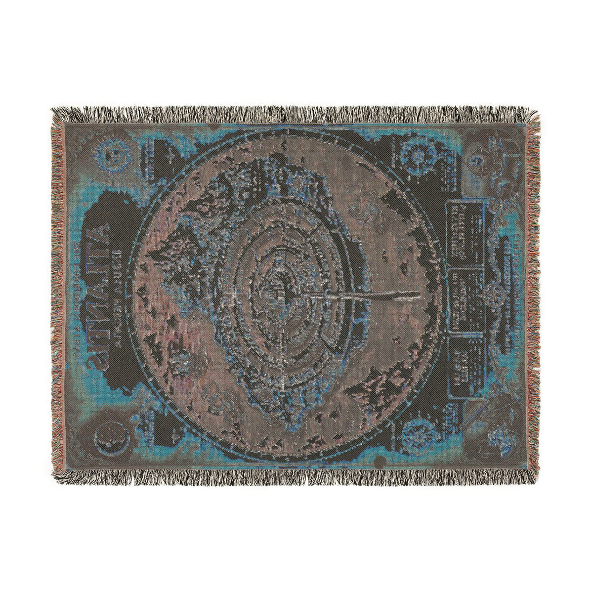 Atlantis, The Forbidden Atlas Plate III | Blanket