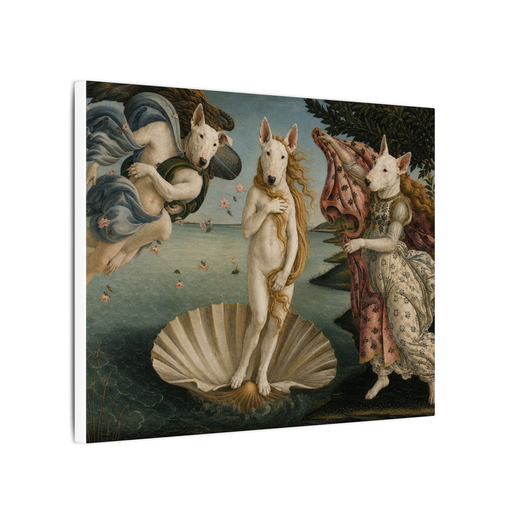 Bull Terrier The Birth of Venus — after Sandro Botticelli, c.1485 | Canvas