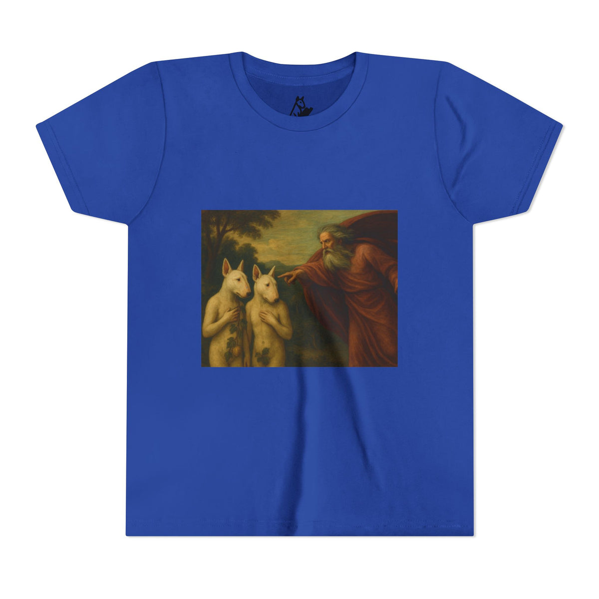 Bull Terrier The Rebuke of Adam and Eve — after Domenichino, 1626 | Youth Tee