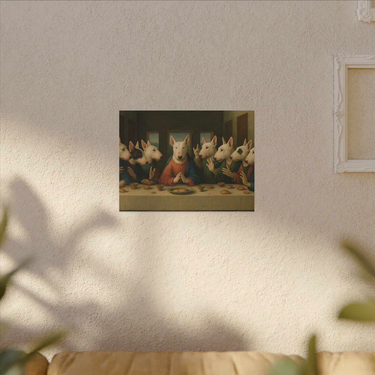 Bull Terrier The Last Supper — after Leonardo da Vinci, 1498 | Canvas