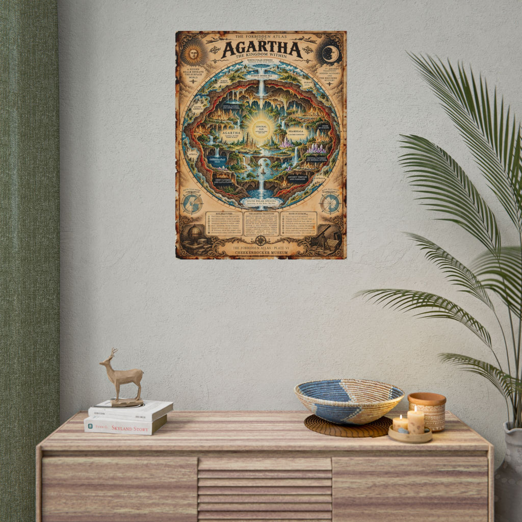 Agartha, The Forbidden Atlas Plate VI | Poster