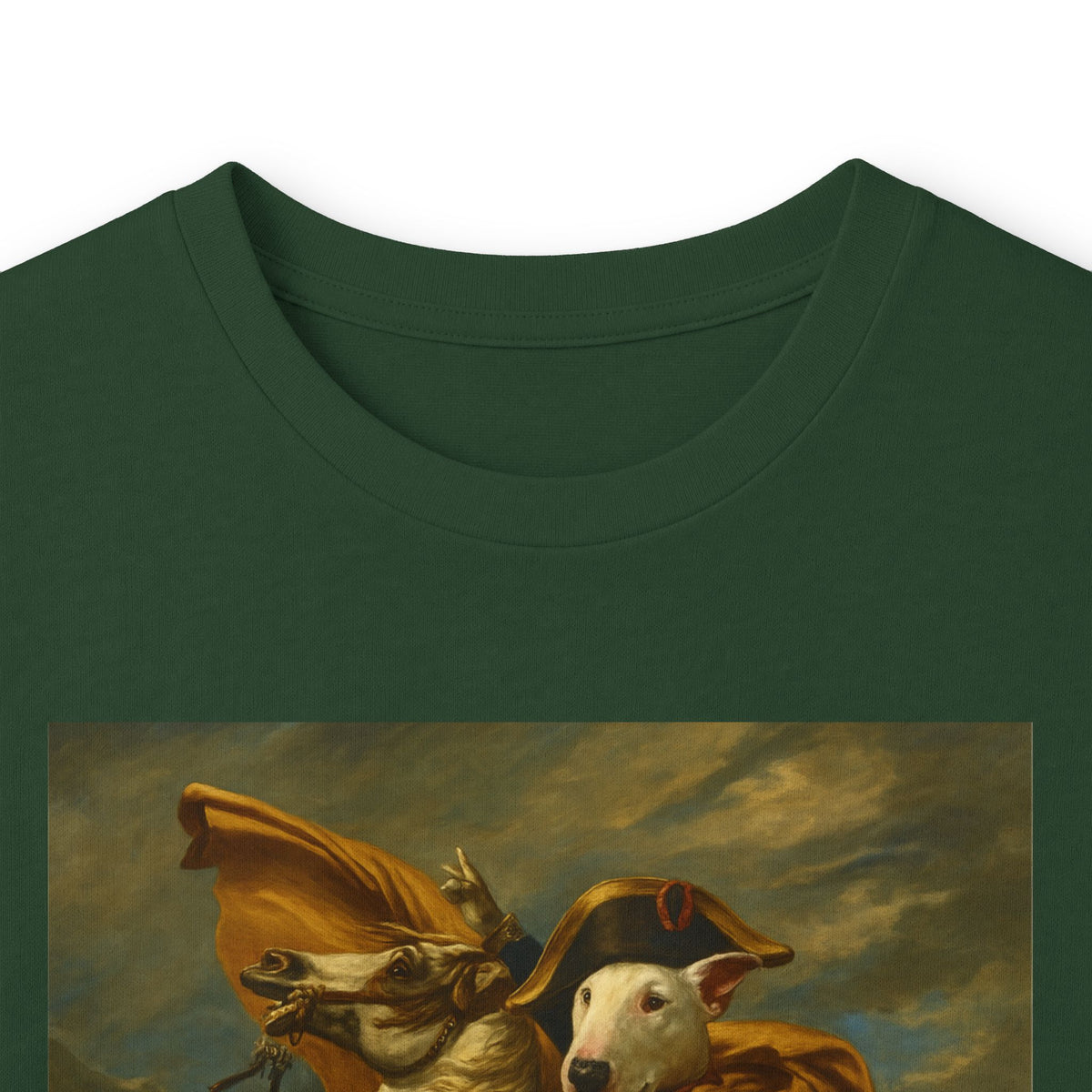 Bull Terrier Napoleon — after Jacques-Louis David, 1801 | Long Sleeve