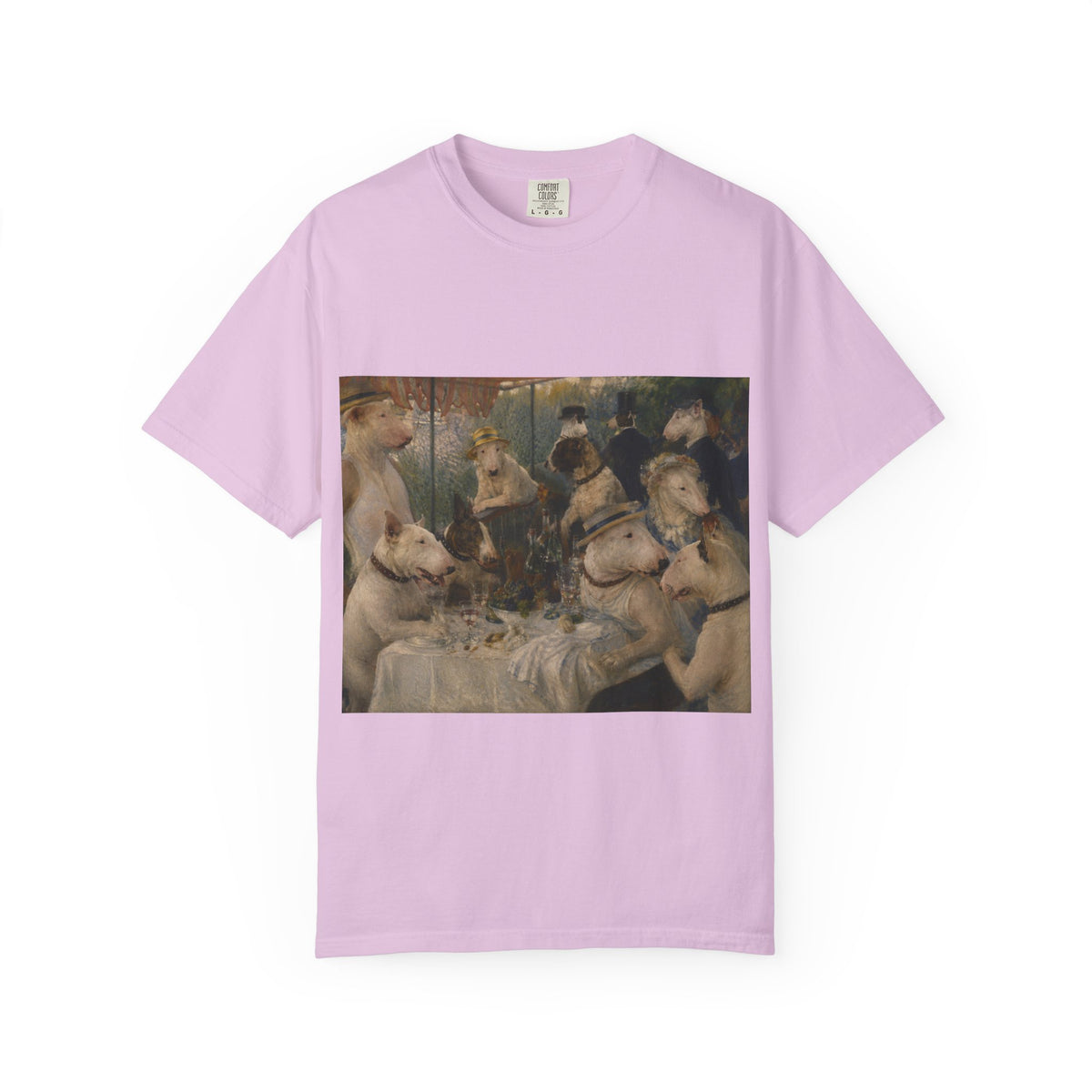 Bull Terrier Luncheon of the Boating Party — after Pierre-Auguste Renoir, 1881 | Garment-Dyed Tee