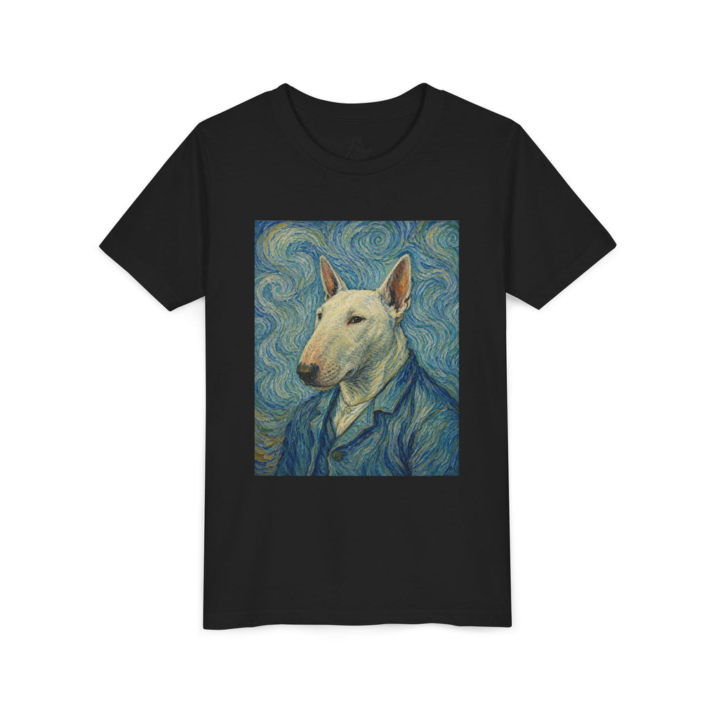 Bull Terrier Self-Portrait — after Vincent van Gogh, 1889 | Youth Tee