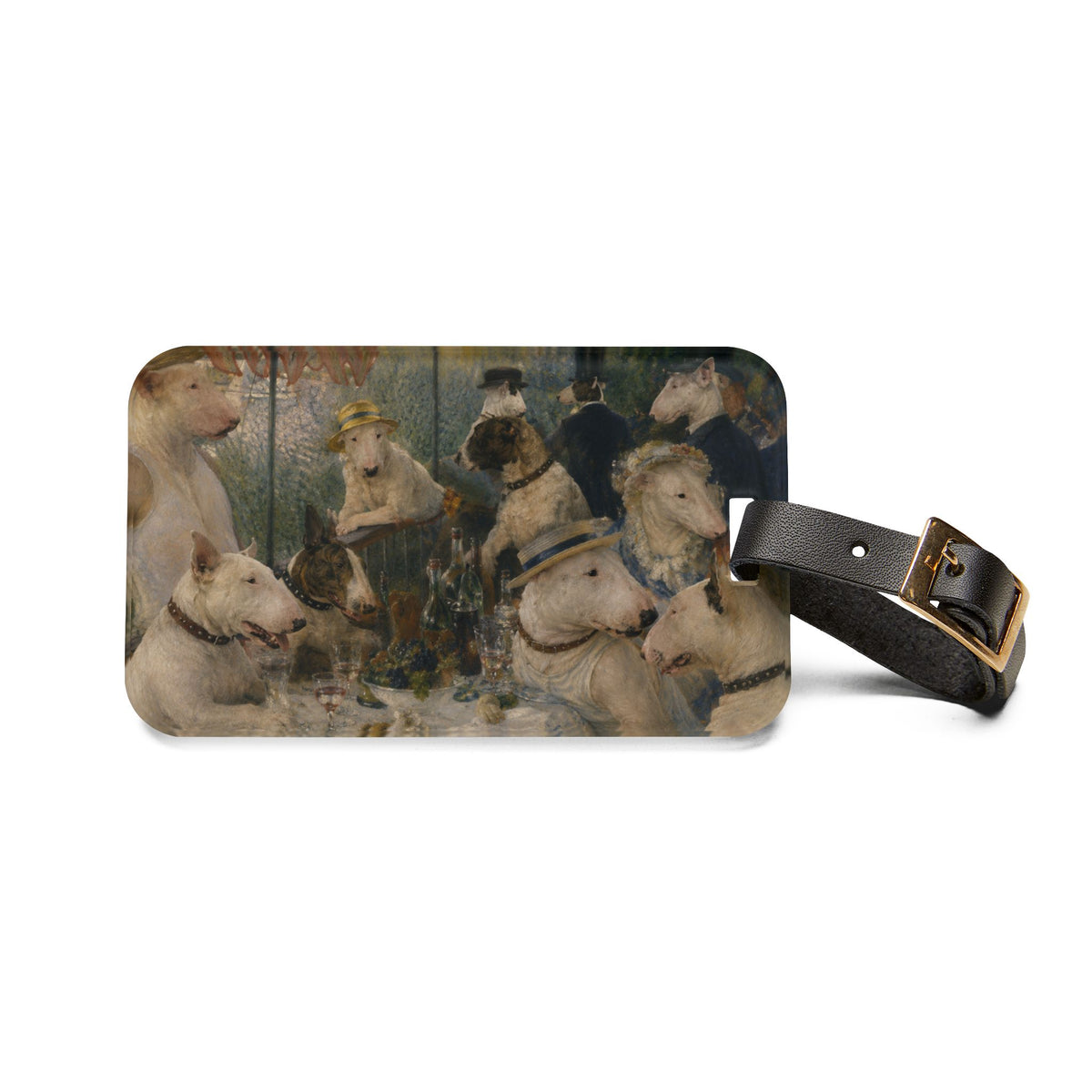 Bull Terrier Luncheon of the Boating Party — after Pierre-Auguste Renoir, 1881 | Luggage Tag