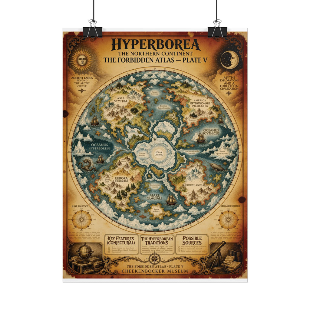 Hyperborea, The Forbidden Atlas Plate V | Poster