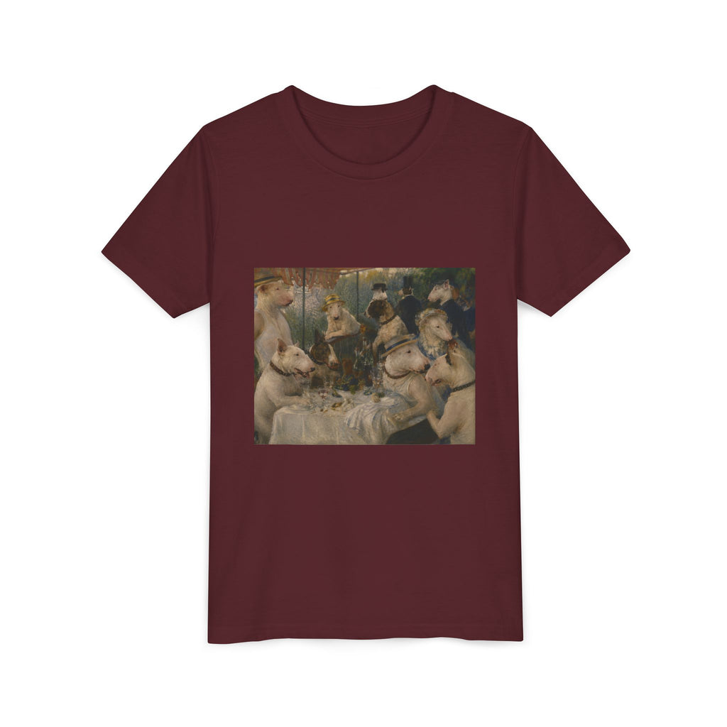 Bull Terrier Luncheon of the Boating Party — after Pierre-Auguste Renoir, 1881 | Youth Tee