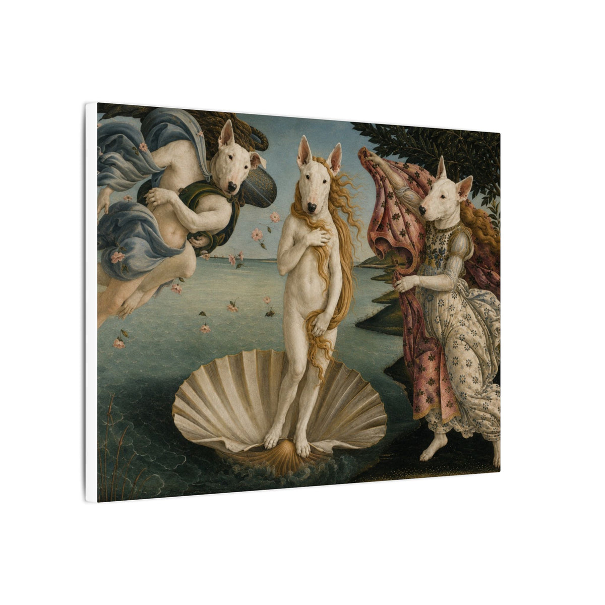 Bull Terrier The Birth of Venus — after Sandro Botticelli, c.1485 | Canvas