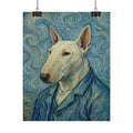 Bull Terrier Self Portrait — after Vincent van Gogh, 1889 | Print