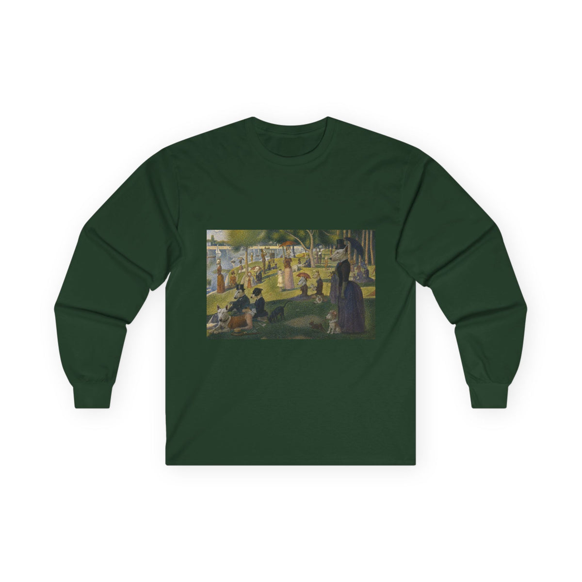 Bull Terrier A Sunday Afternoon on La Grande Jatte — after Georges Seurat, 1886 | Print