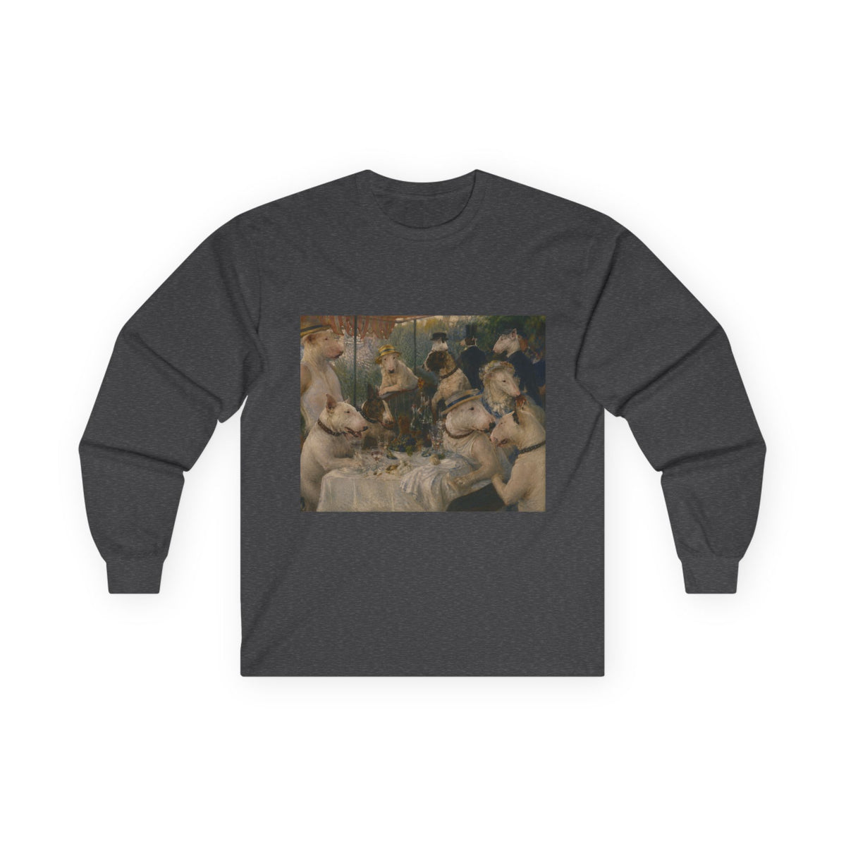Bull Terrier Luncheon of the Boating Party — after Pierre-Auguste Renoir, 1881 | Long Sleeve