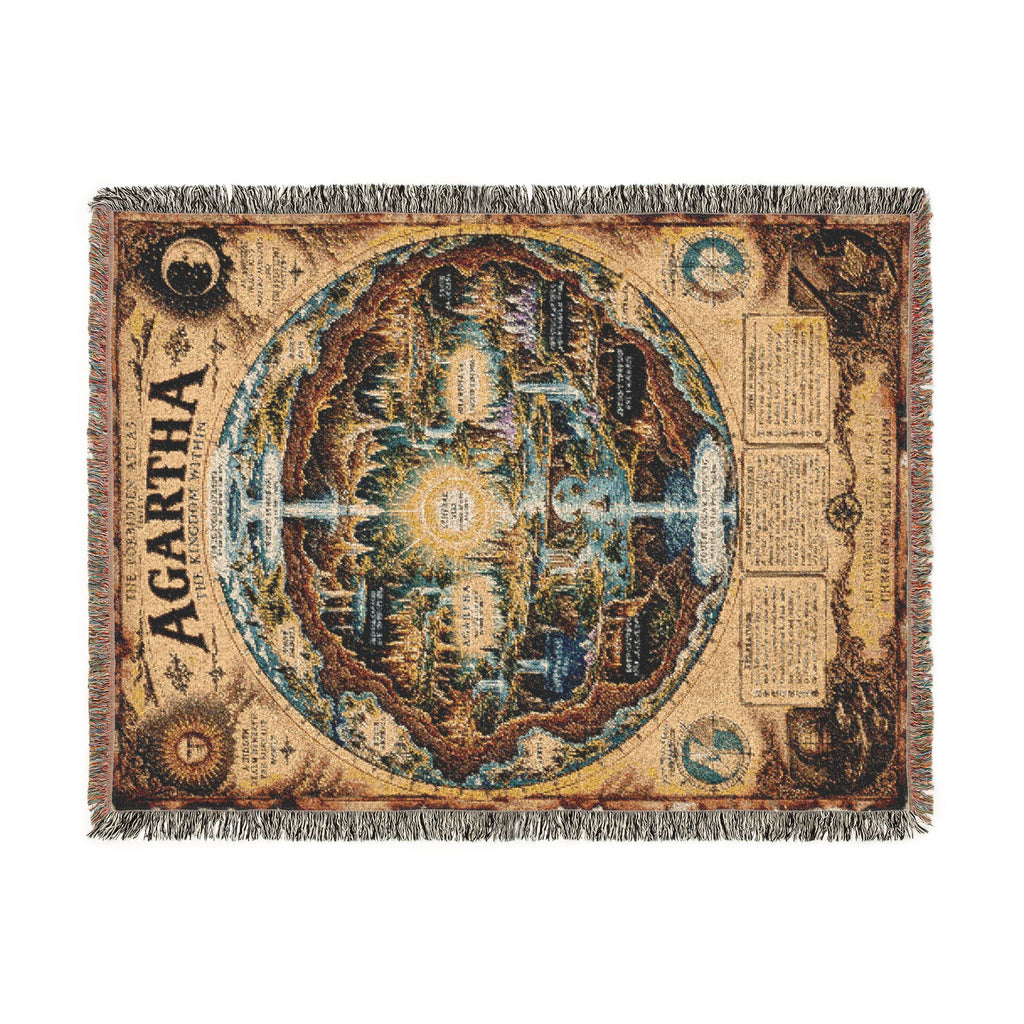Agartha, The Forbidden Atlas Plate VI | Blanket