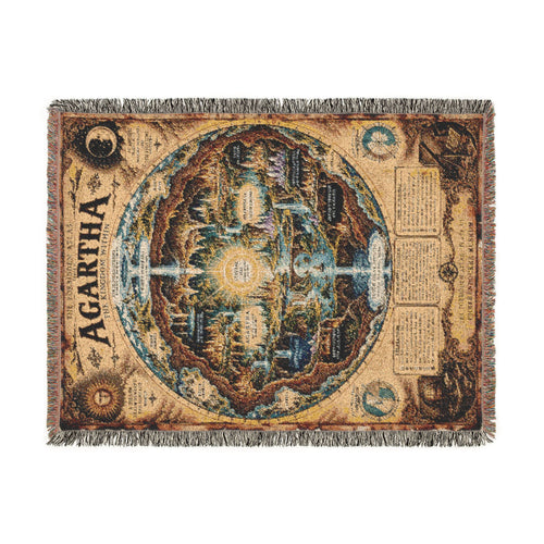 Agartha, The Forbidden Atlas Plate VI | Blanket