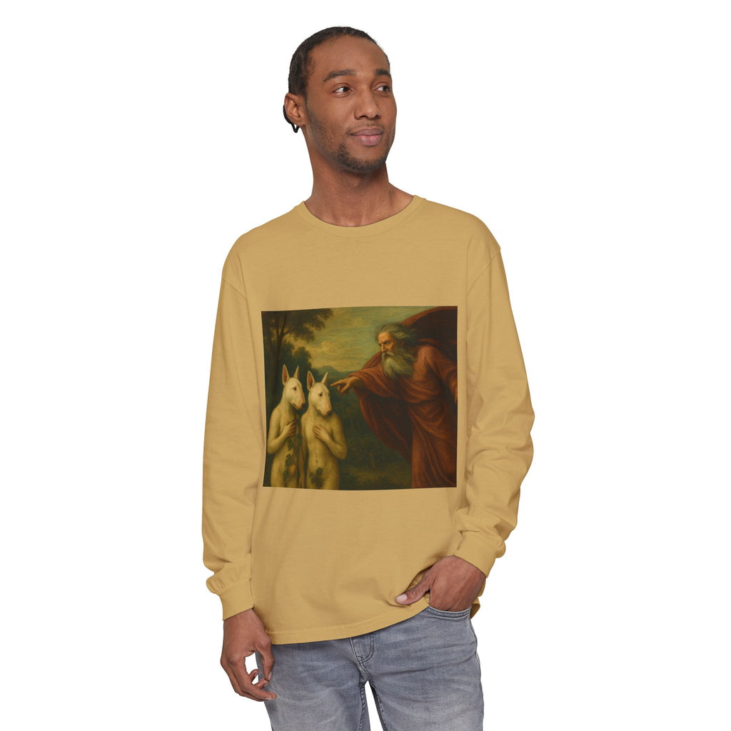 Bull Terrier The Rebuke of Adam and Eve — after Domenichino, 1626 | Long Sleeve