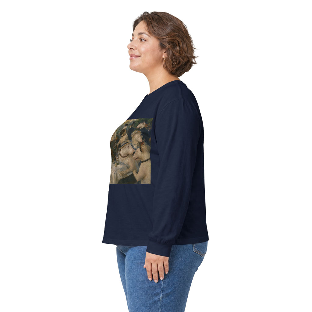 Bull Terrier Luncheon of the Boating Party — after Pierre-Auguste Renoir, 1881 | Long Sleeve
