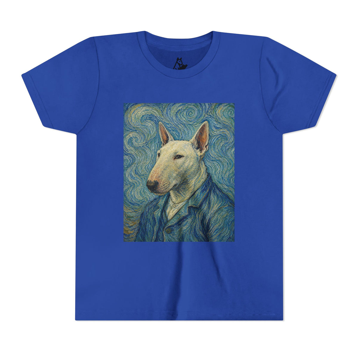Bull Terrier Self-Portrait — after Vincent van Gogh, 1889 | Youth Tee