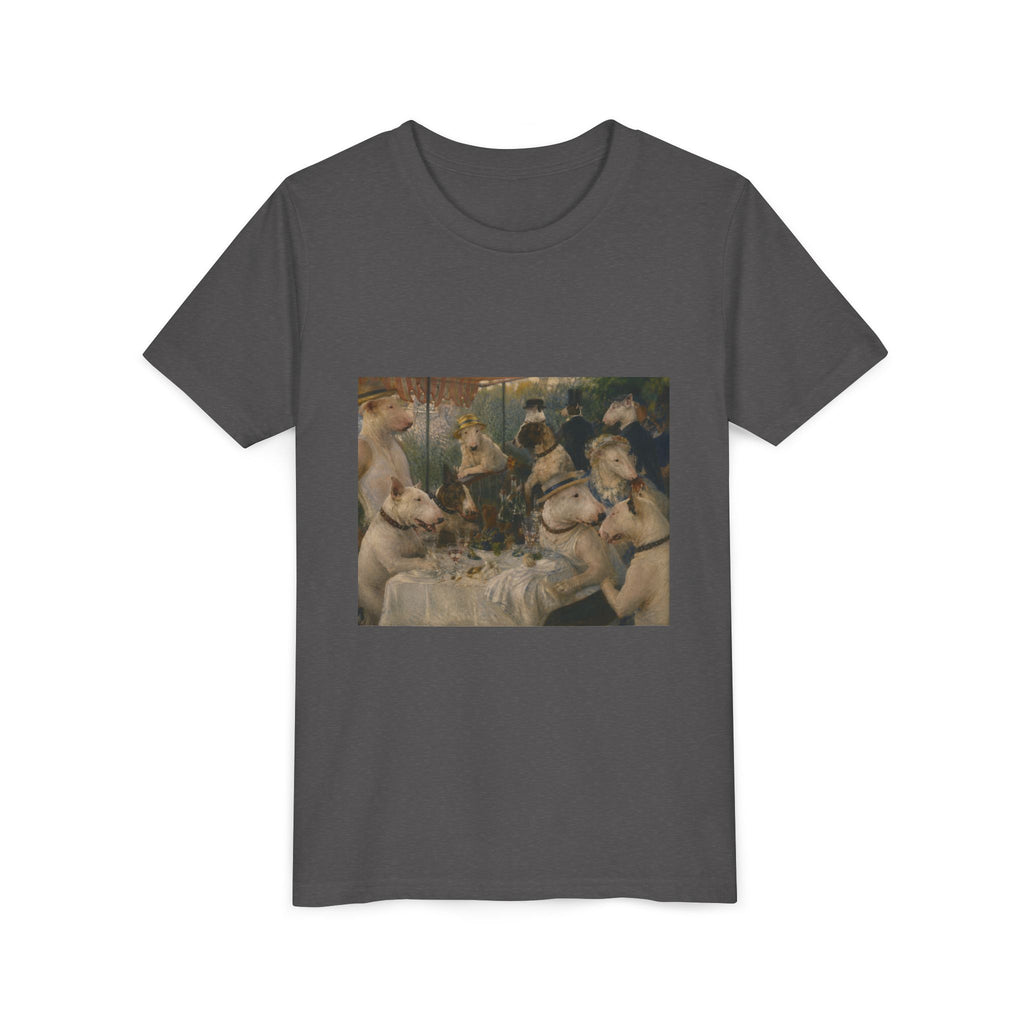 Bull Terrier Luncheon of the Boating Party — after Pierre-Auguste Renoir, 1881 | Youth Tee