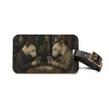 Bull Terrier The Card Players — after Paul Cezanne, c.1895 | Luggage Tag