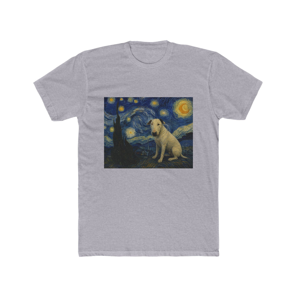 Bull Terrier Starry Night — after Vincent van Gogh, 1889 | Tee