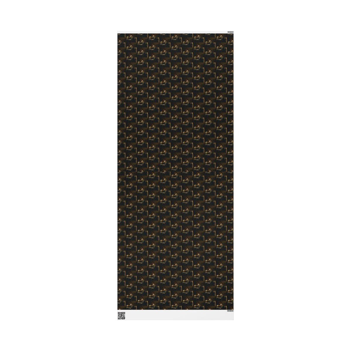 Bull Terrier The Astronomer — after Johannes Vermeer, 1668 | Wrapping Paper