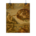 Bull Terrier The Creation Of Adam — after Michelangelo, 1512 | Print