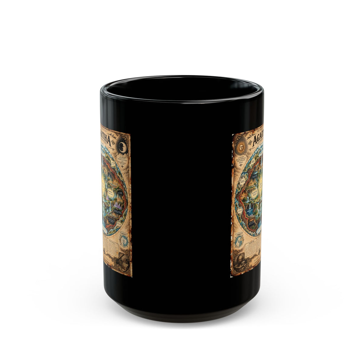 Agartha, The Forbidden Atlas Plate VI | Mug