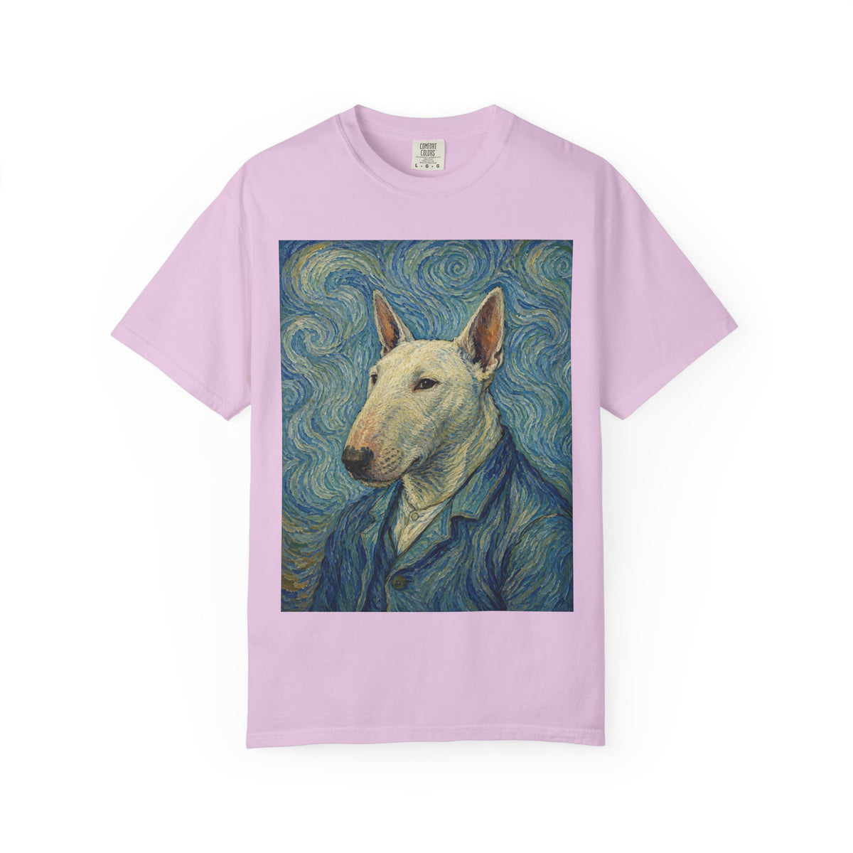 Bull Terrier Self-Portrait — after Vincent van Gogh, 1889 | Garment-Dyed Tee