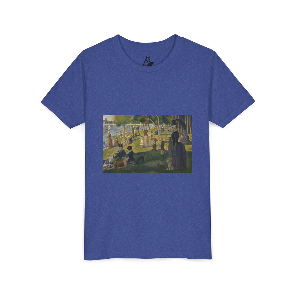 Bull Terrier A Sunday Afternoon on La Grande Jatte — after Georges Seurat, 1886 | Youth Tee