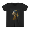 Bull Terrier Girl with a Pearl Earring — after Johannes Vermeer, c.1665 | Youth Tee
