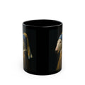 Bull Terrier Girl With A Pearl Earring — after Johannes Vermeer, c.1665 | Mug (11oz, 15oz)