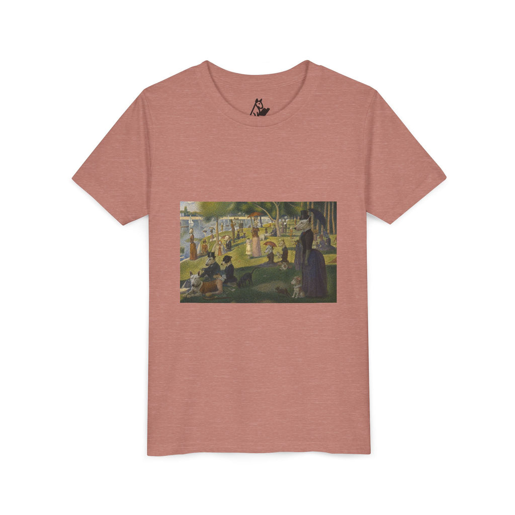 Bull Terrier A Sunday Afternoon on La Grande Jatte — after Georges Seurat, 1886 | Youth Tee
