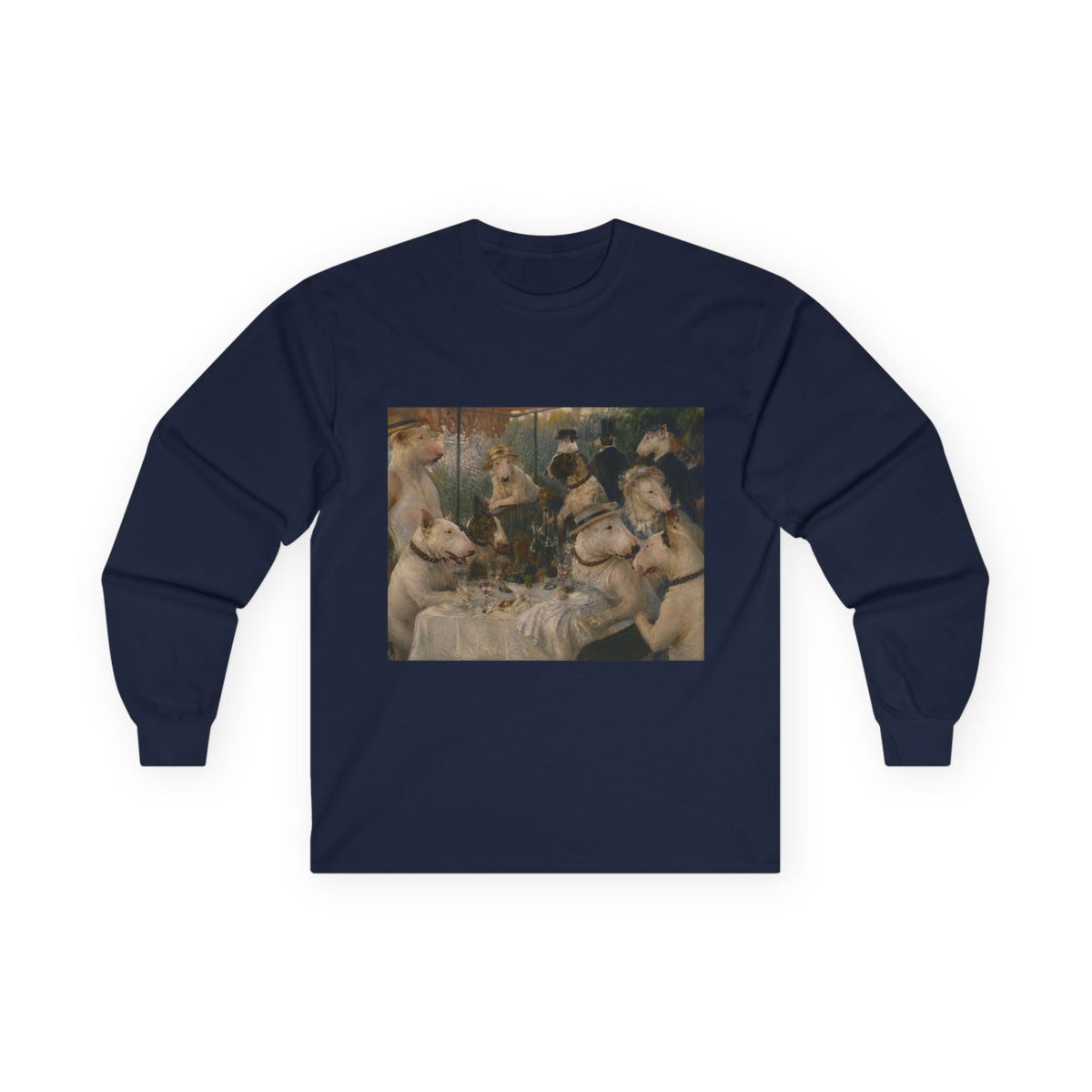 Bull Terrier Luncheon of the Boating Party — after Pierre-Auguste Renoir, 1881 | Long Sleeve