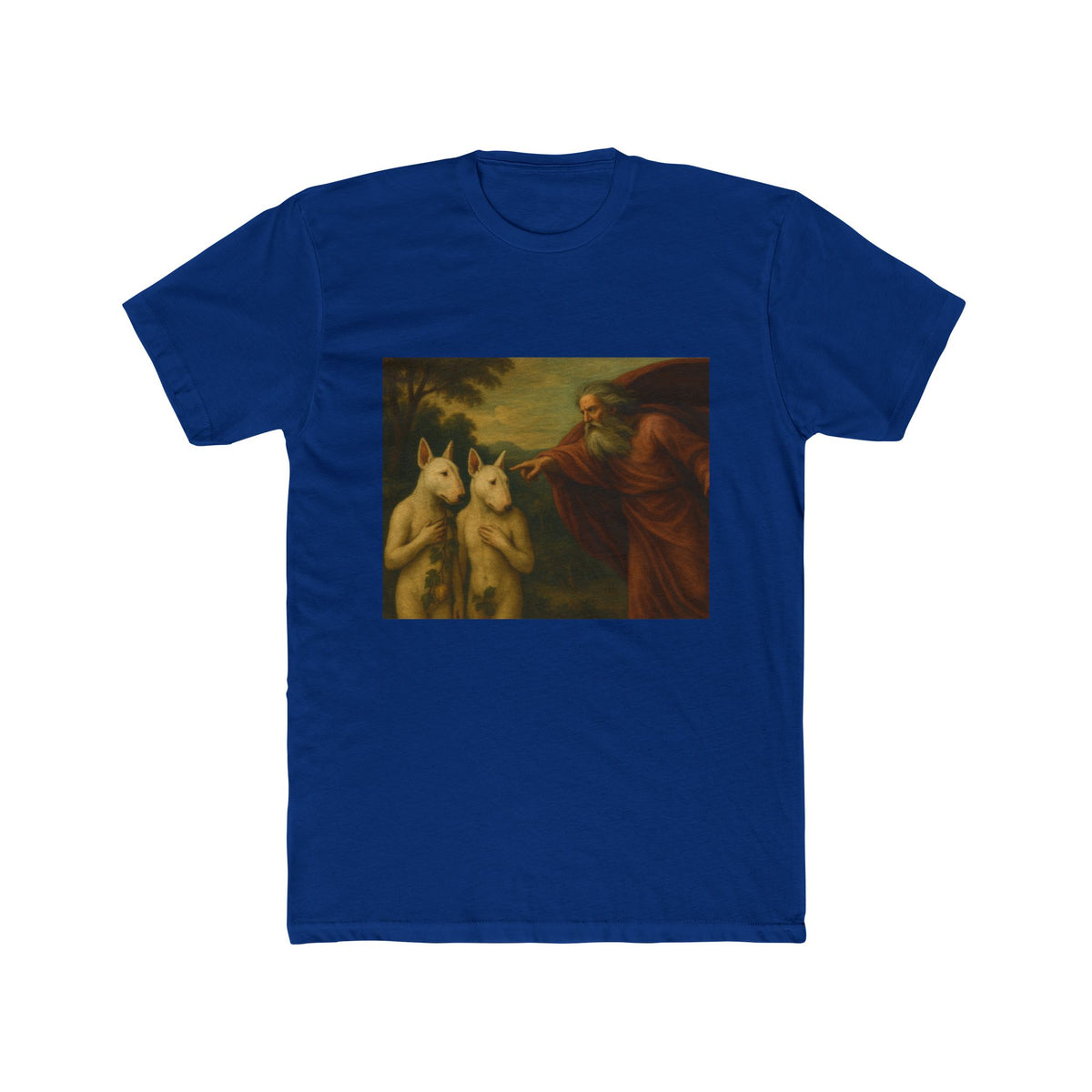 Bull Terrier The Rebuke Of Adam And Eve — after Domenichino, 1626 | Tee
