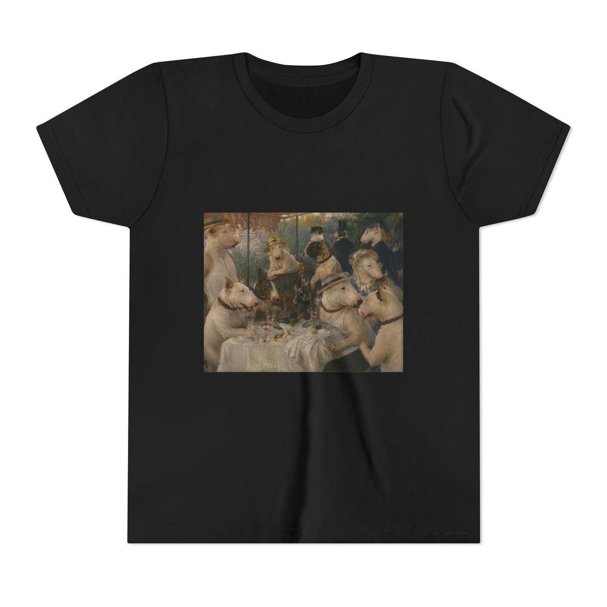 Bull Terrier Luncheon of the Boating Party — after Pierre-Auguste Renoir, 1881 | Youth Tee