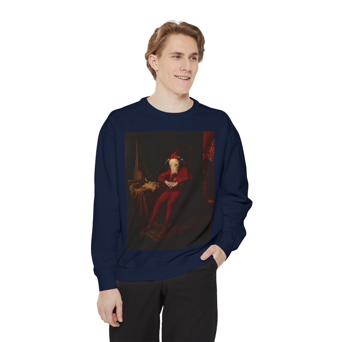 Bull Terrier Stańczyk — after Jan Matejko, 1862 | Crewneck